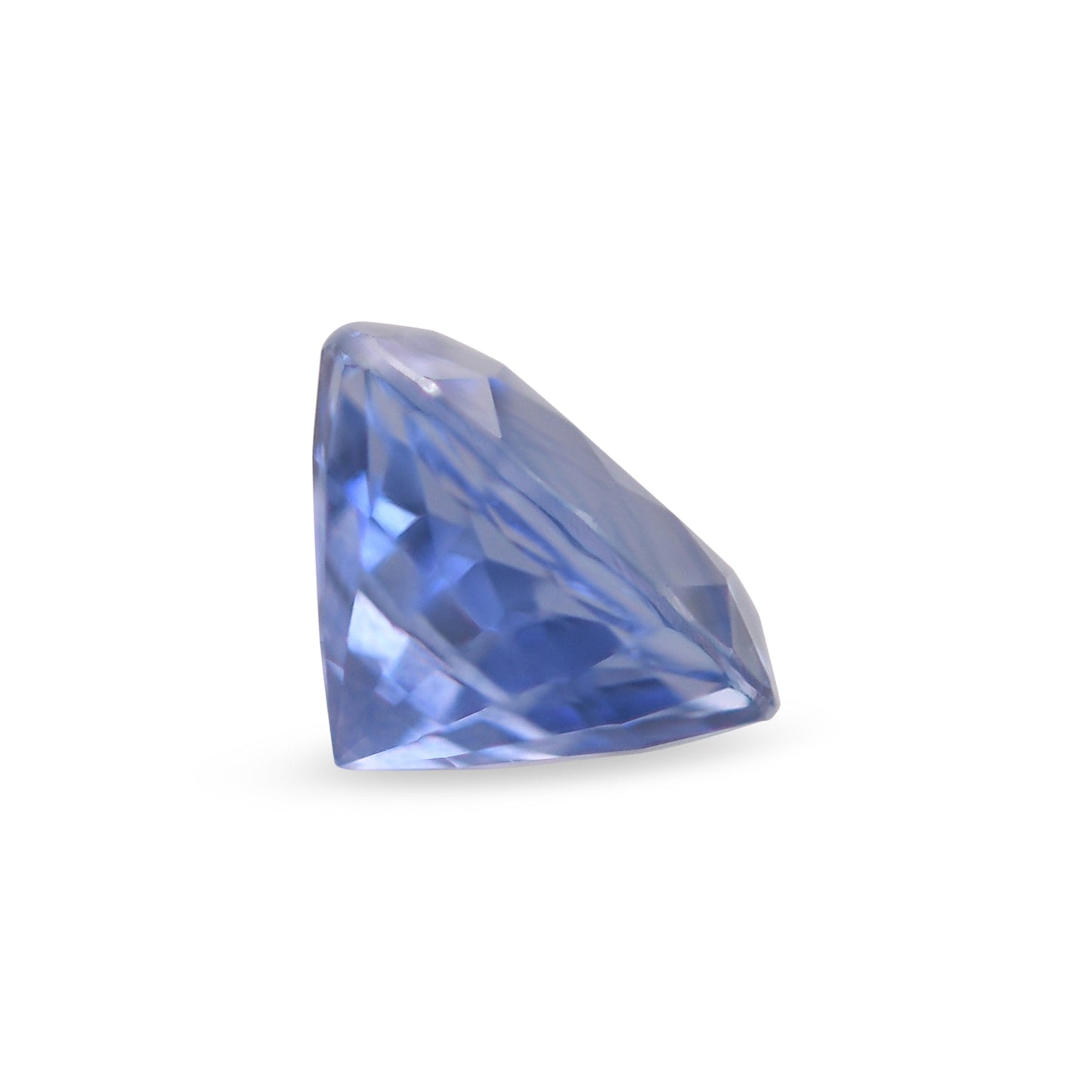 0,60 Karat blauer runder Saphir aus Sri Lanka