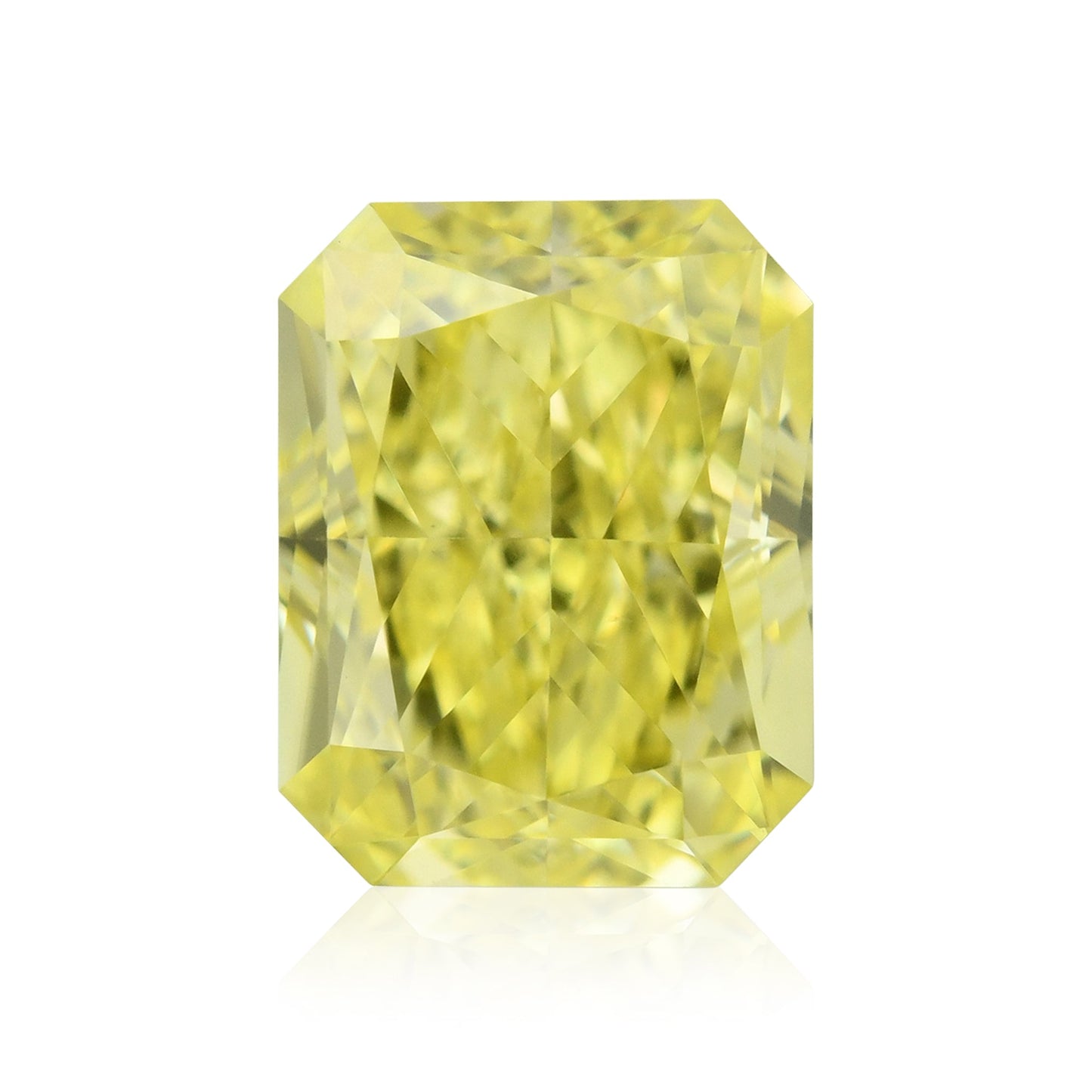 0,61 Karat Fancy Intense Yellow Radiant VS1 GIA
