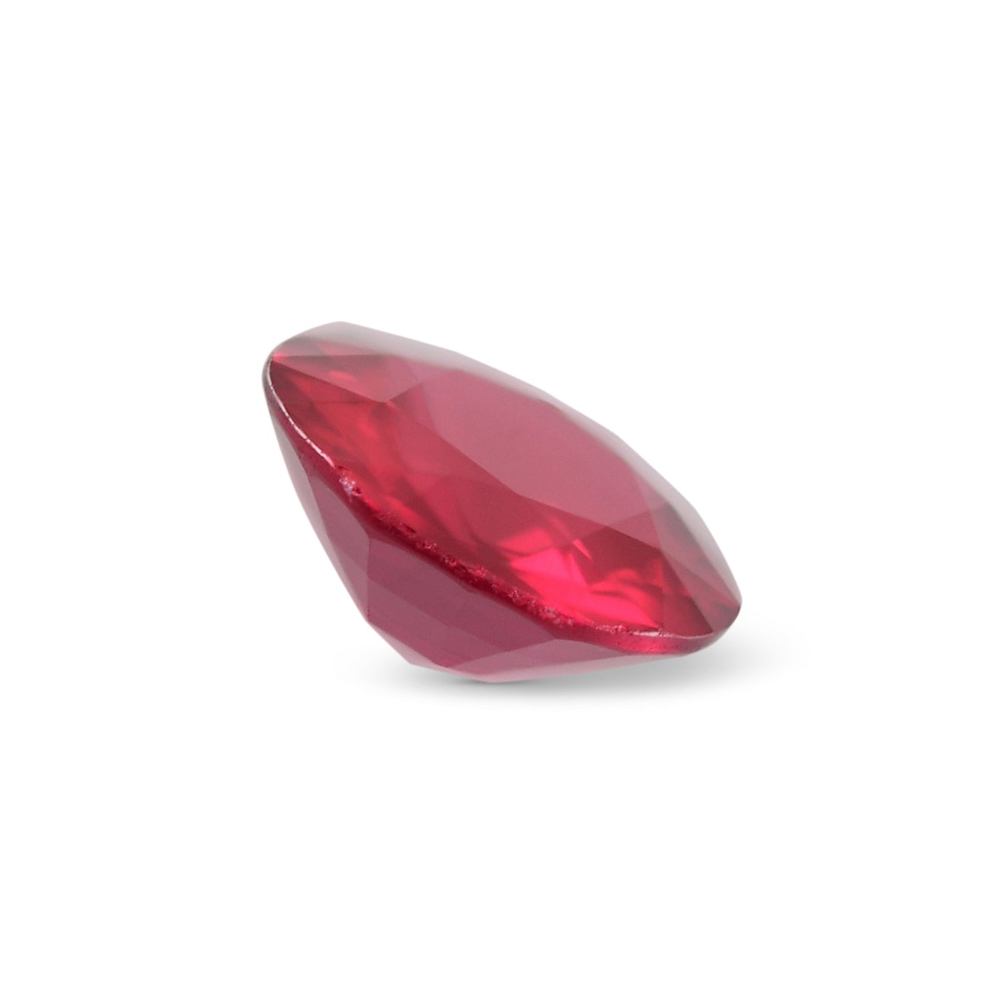0.61 Carat Red MOZAMBIQUE Round Ruby