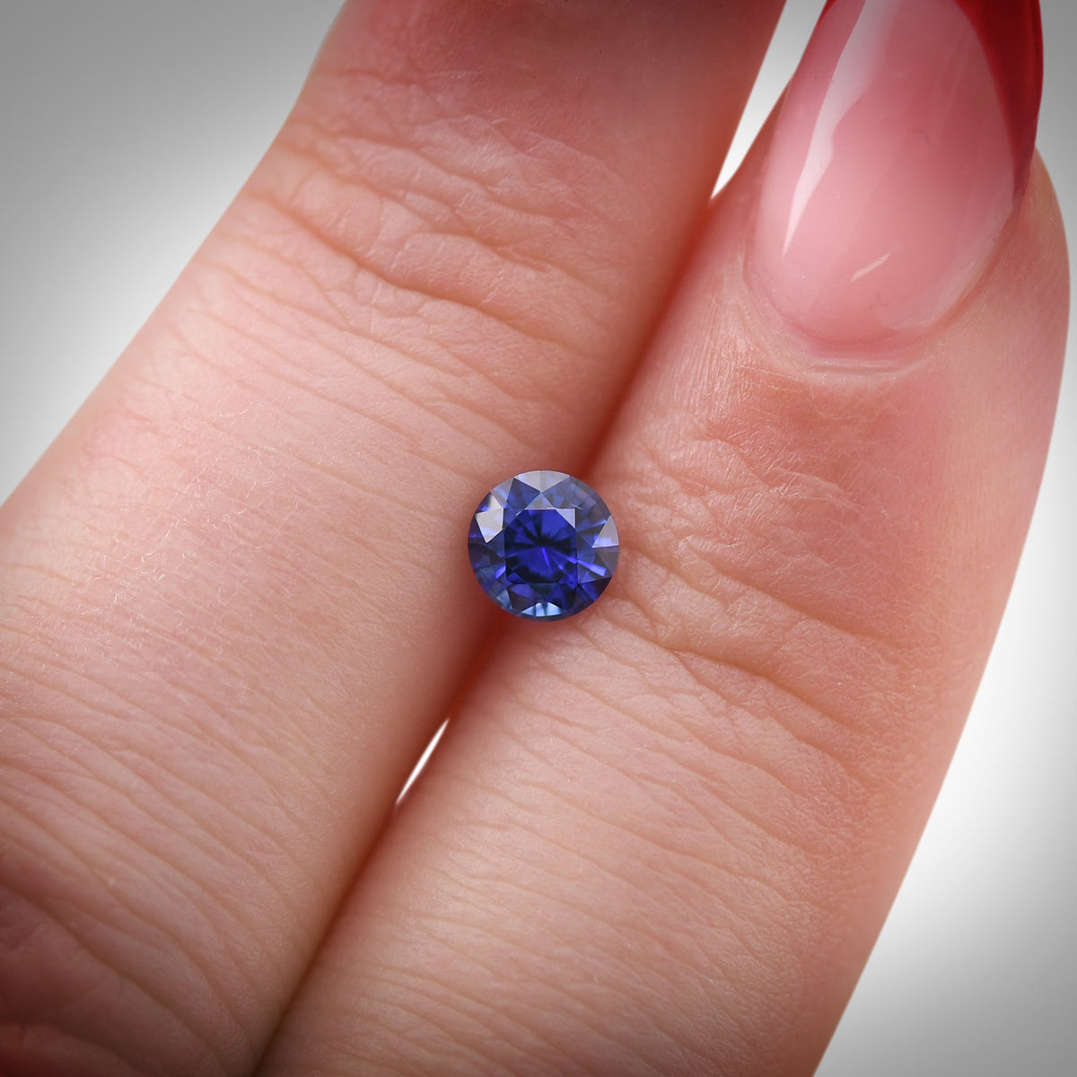 Runder Saphir | 0,61 ct | Blau | Ref. 711488