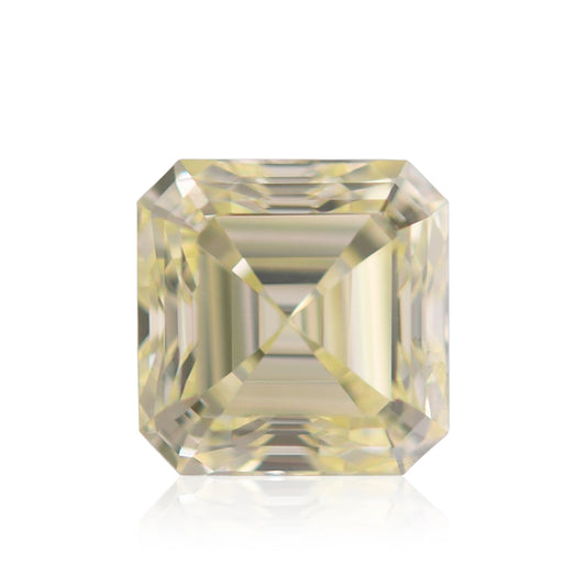 0,63 Karat Fancy Light Yellow Asscher Diamant VVS1 GIA