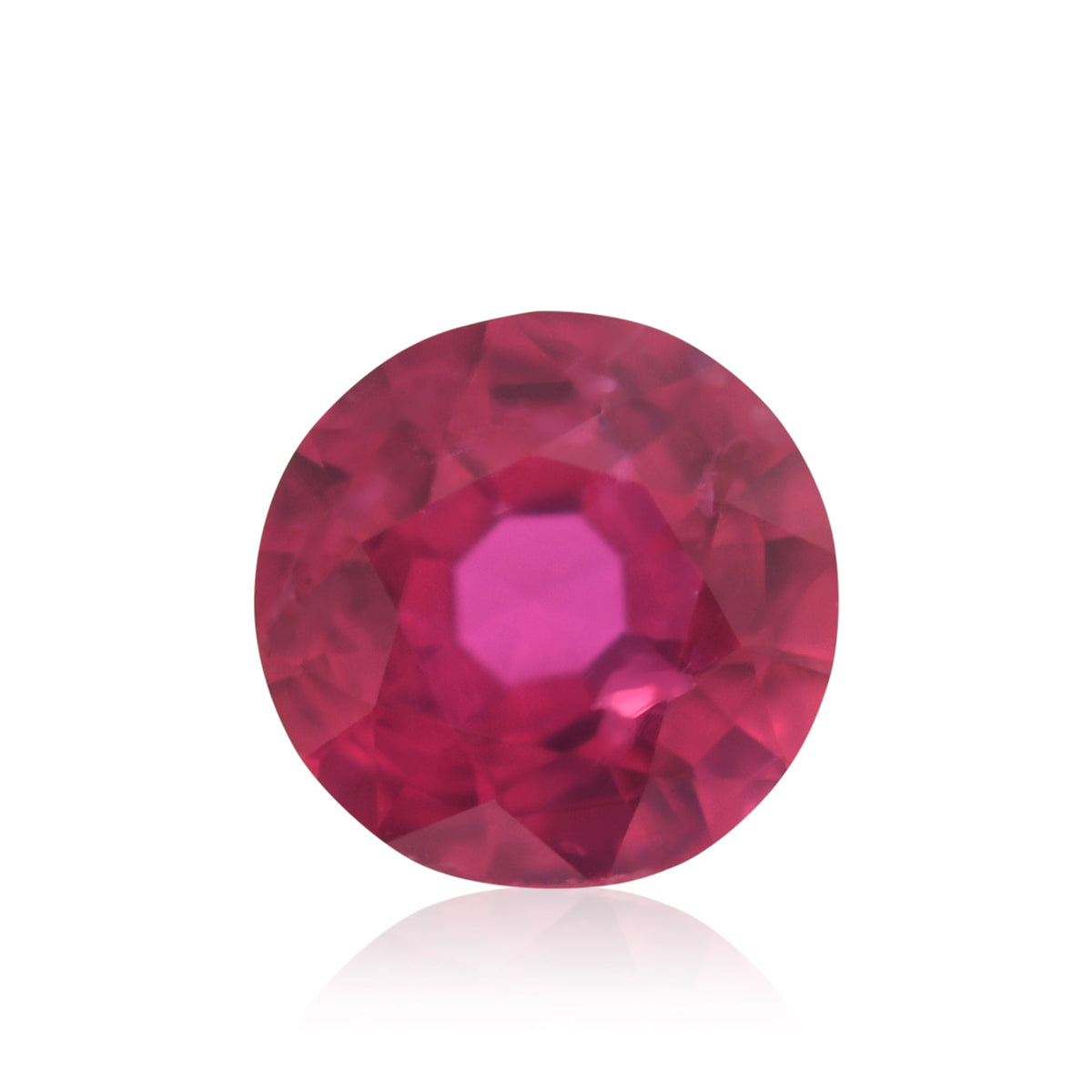 Runder Rubin | 0,63 ct | Rot | Ref. 711365