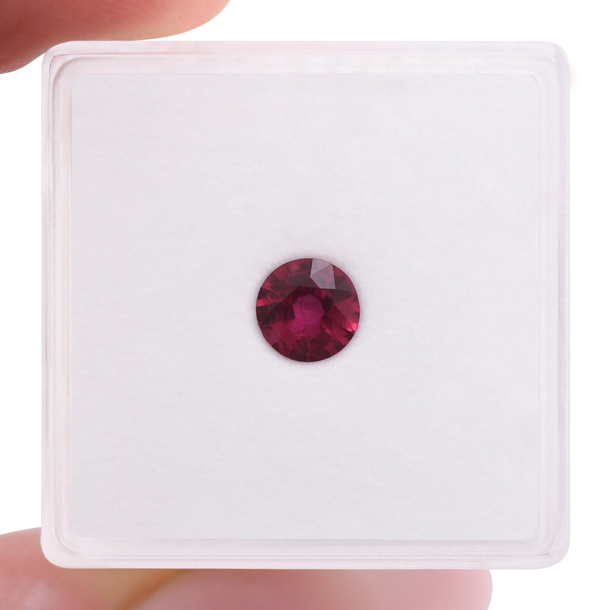 Runder Rubin | 0,63 ct | Rot | Ref. 711365