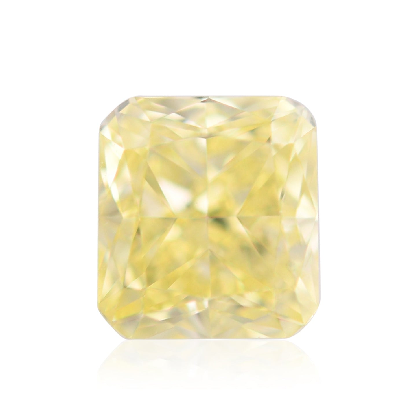 0.64 Carat Fancy Yellow Cushion Diamond SI1 GIA
