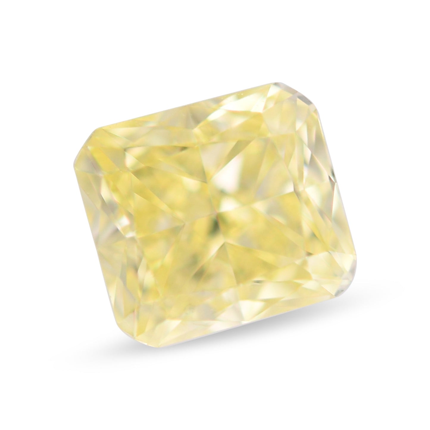0.64 Carat Fancy Yellow Cushion Diamond SI1 GIA