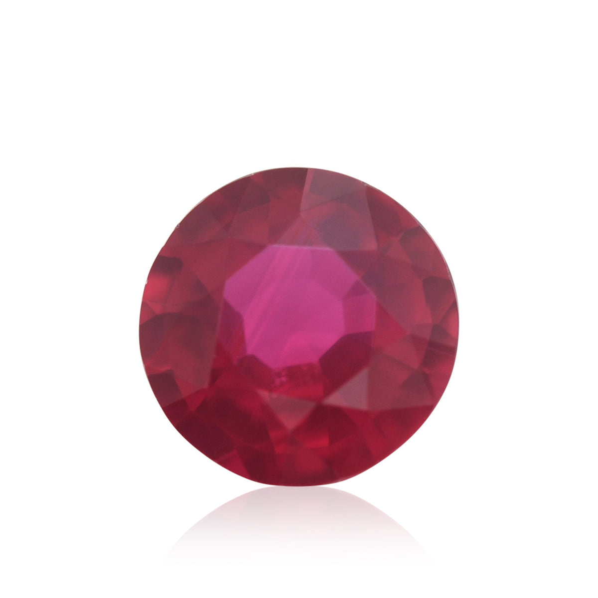 Runder Rubin | 0,64 ct | Rot | Ref. 711371