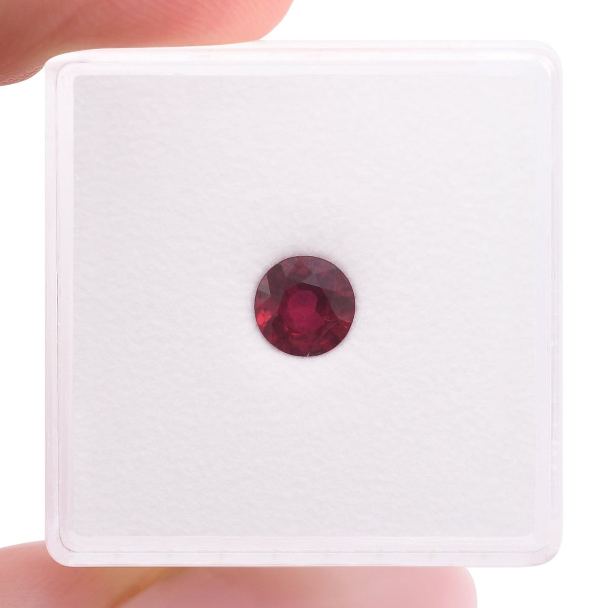 Runder Rubin | 0,64 ct | Rot | Ref. 711371