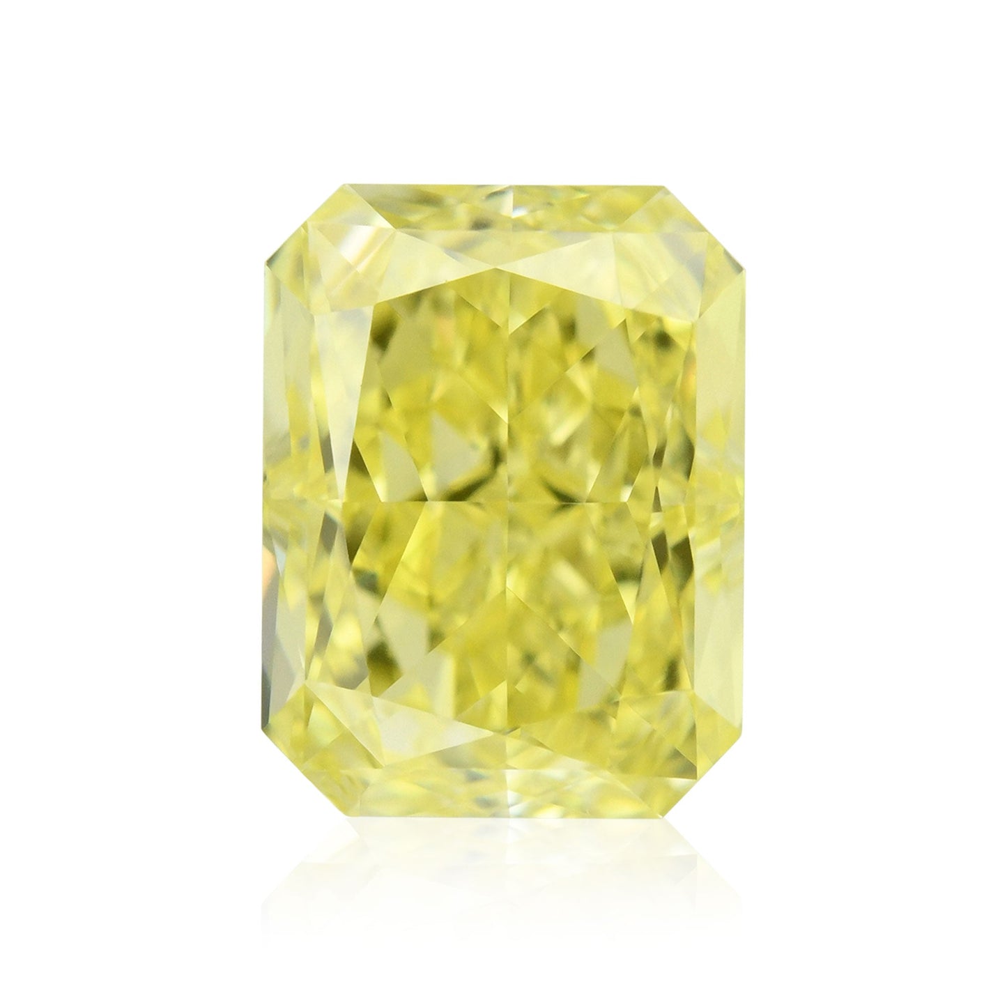 0,65 Karat Fancy Intense Yellow Radiant VVS2 GIA