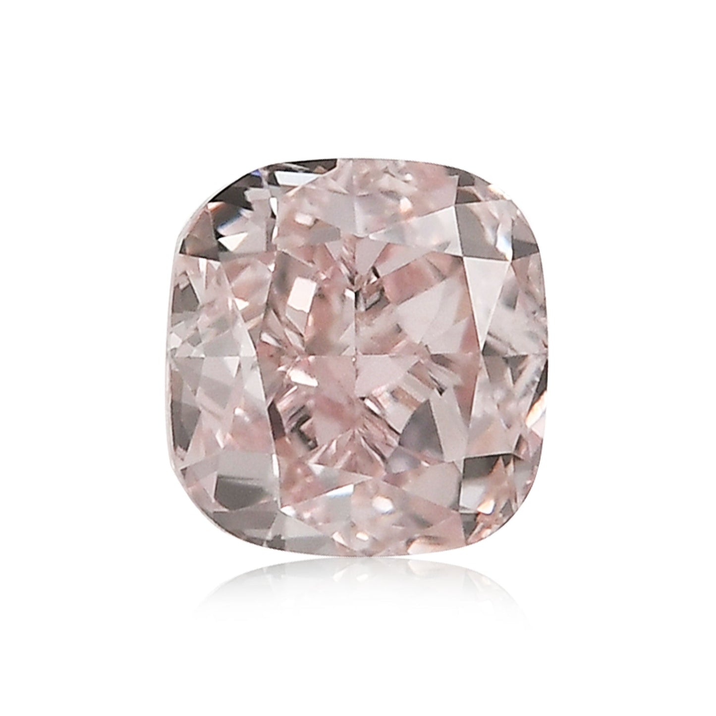 0,66 Karat Fancy Light Pink Cushion Diamant VS2 GIA