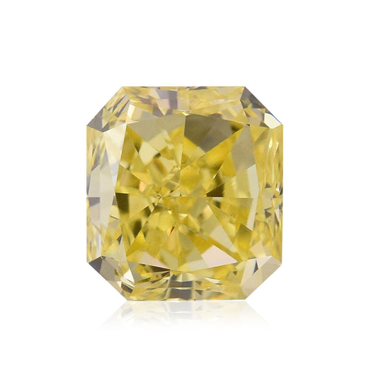 0,67 Karat Fancy Intense Yellow Radiant (SI1)