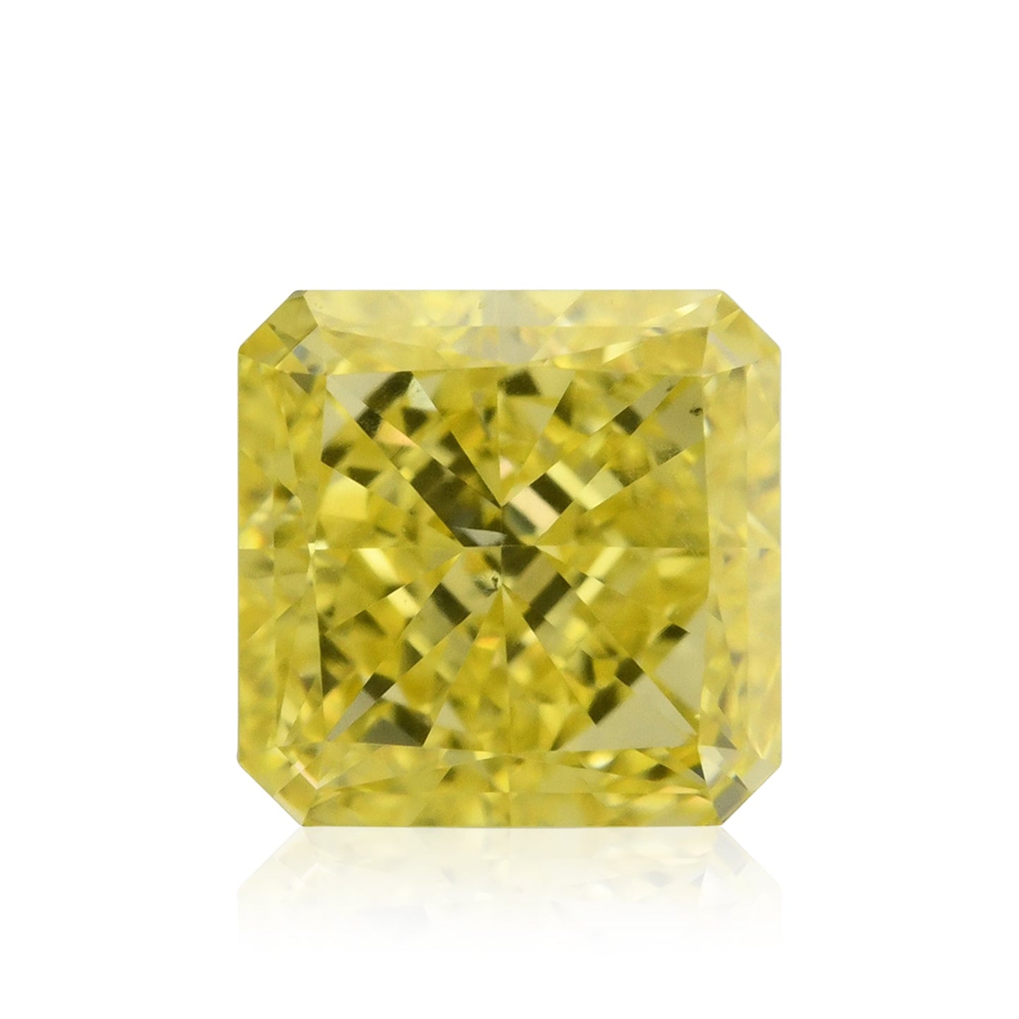 0,67 Karat Fancy Intense Yellow Radiant VS2 GIA