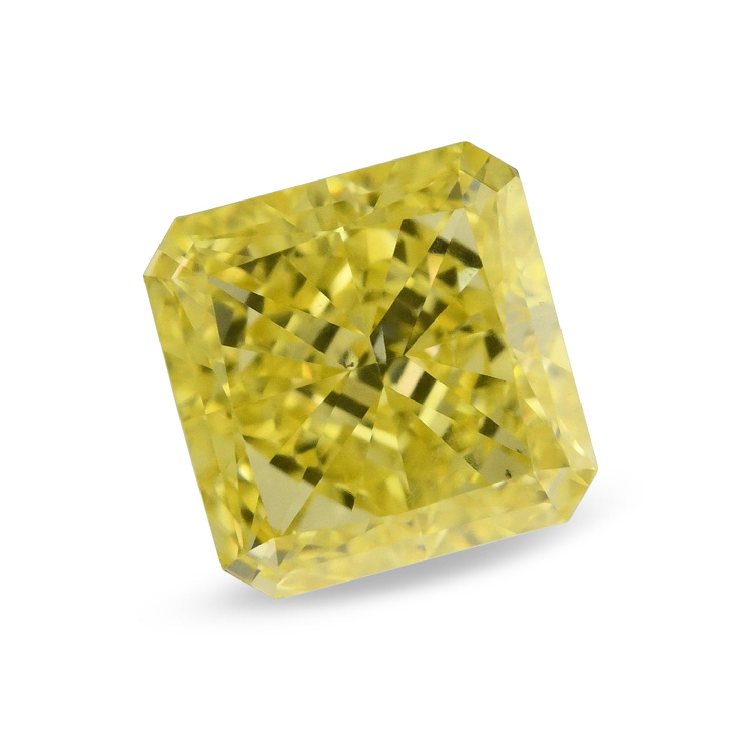 0,67 Karat Fancy Intense Yellow Radiant VS2 GIA