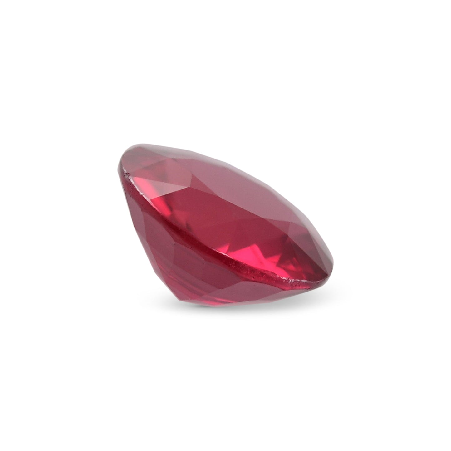0,67 Karat roter runder Rubin aus Mosambik