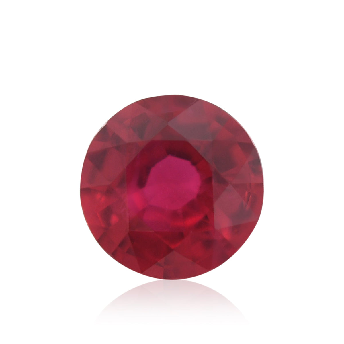 Runder Rubin | 0,67 ct | Rot | Ref. 711504