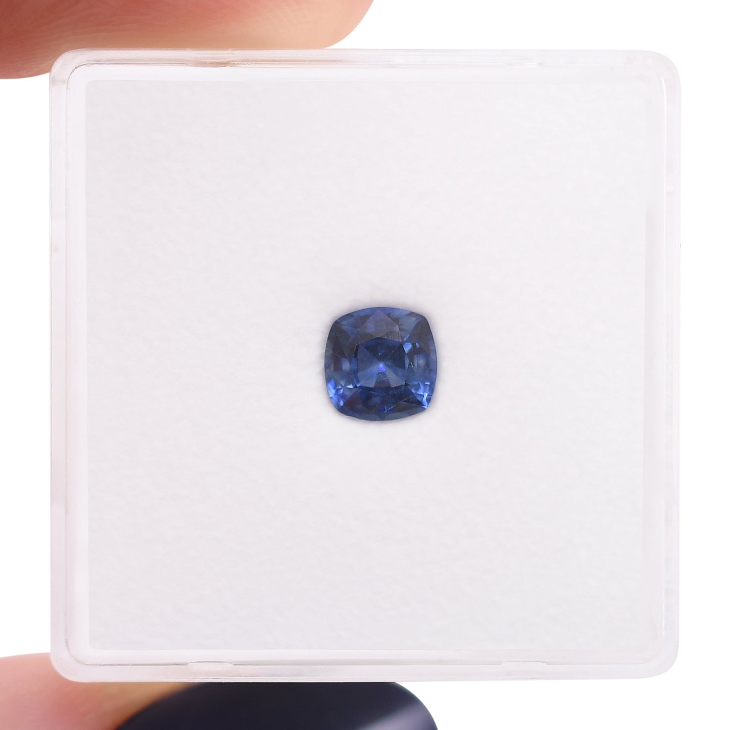 0,67 Karat blauer Kissen-Saphir aus Sri Lanka