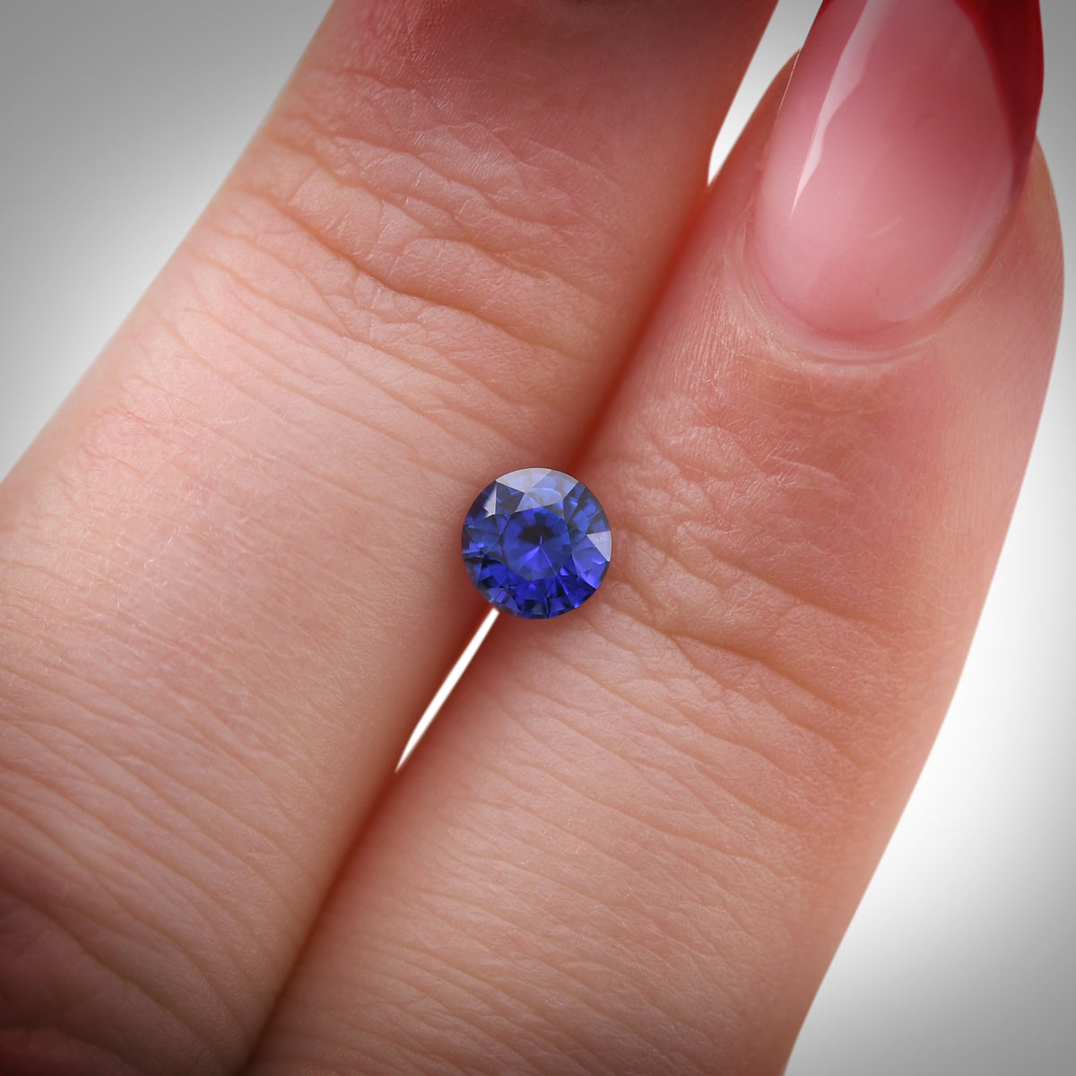 Runder Saphir | 0,67 ct | Blau | Ref. 711491