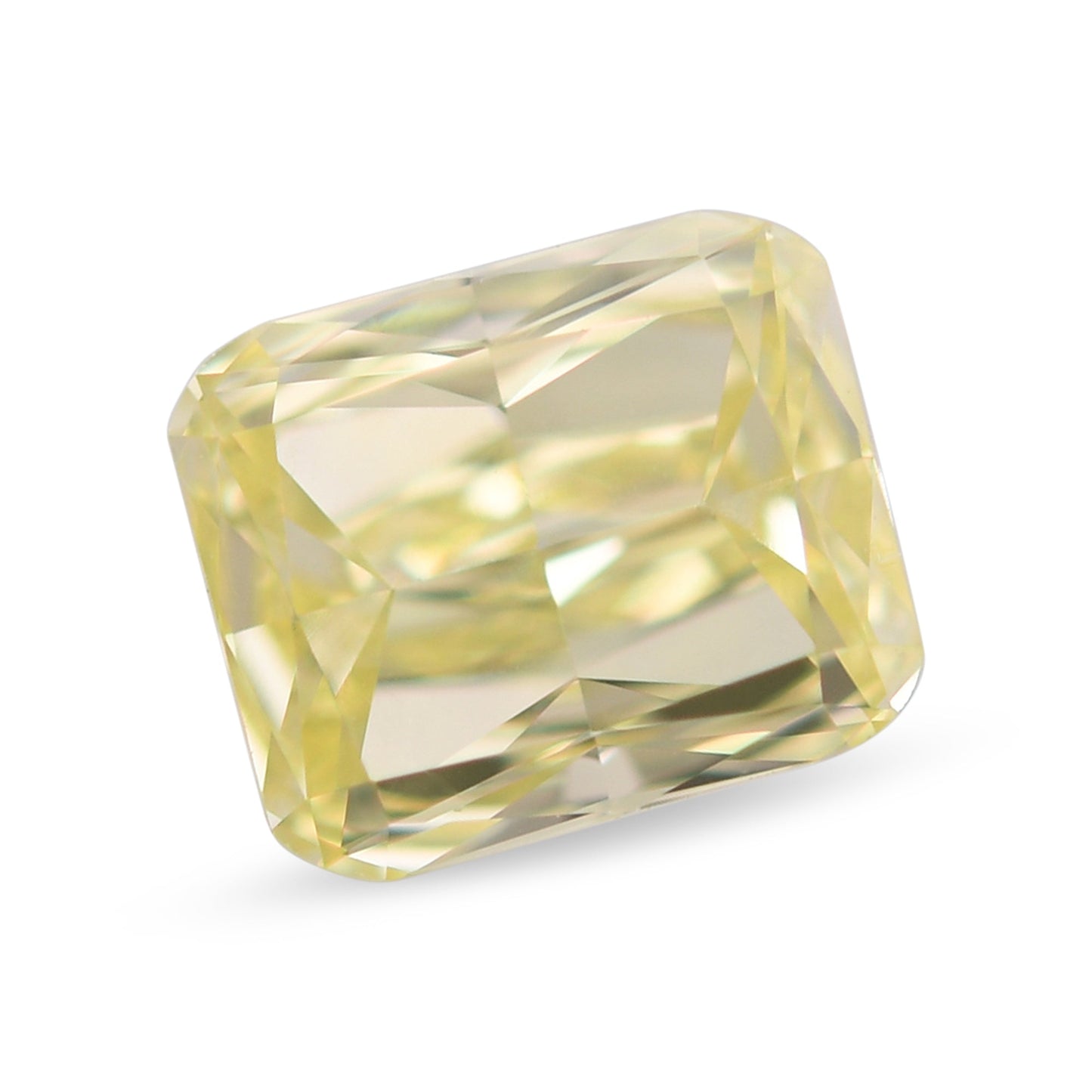 0,68 Karat Fancy Yellow Cushion Diamond VVS2 GIA