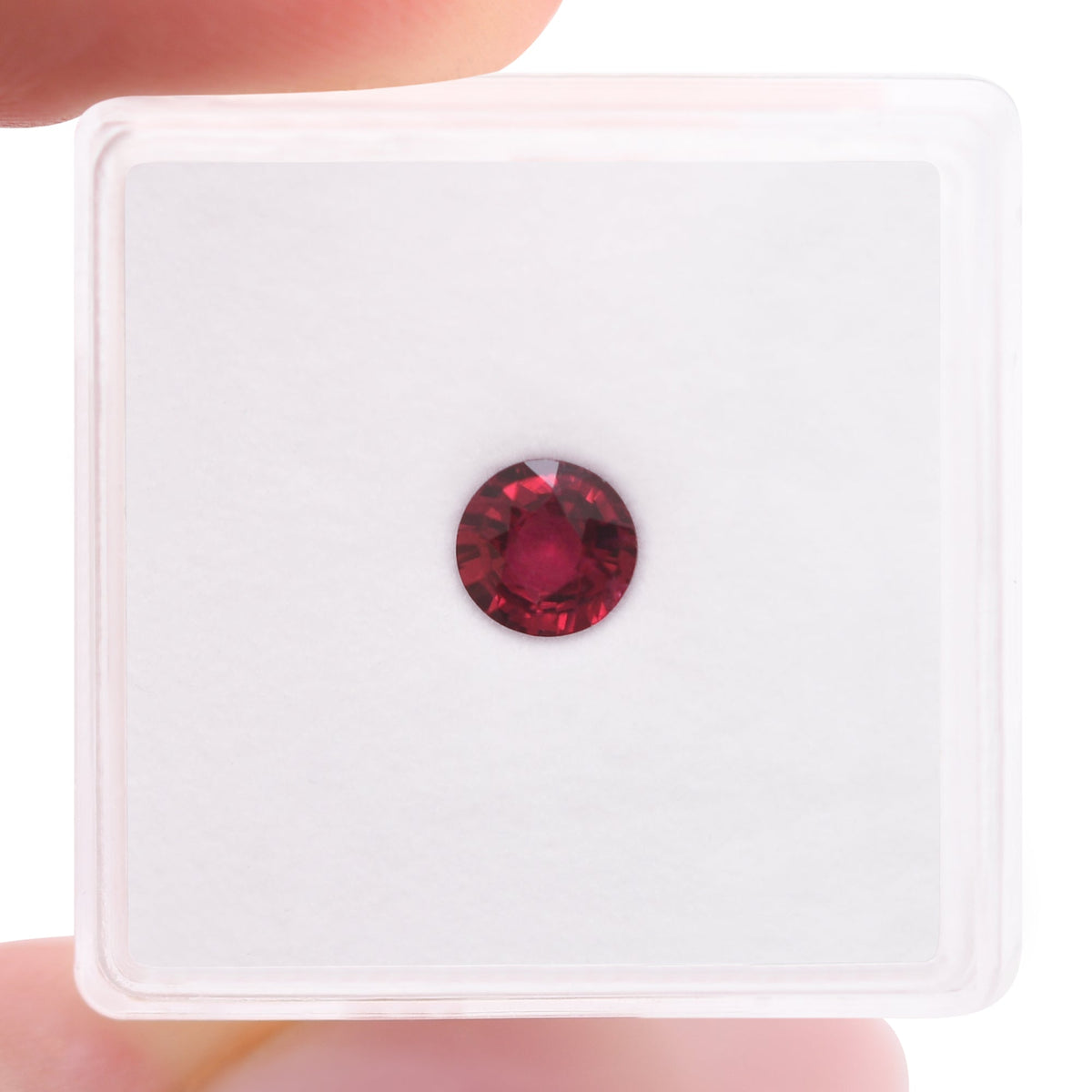Runder Rubin | 0,68 ct | Rot | Ref. 711377