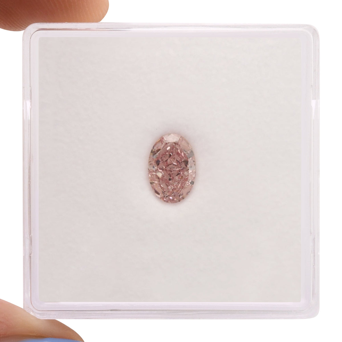 Ovaler Diamant | 0,7 ct | Intensives Rosa | VS1 | GIA | Ref. 716009