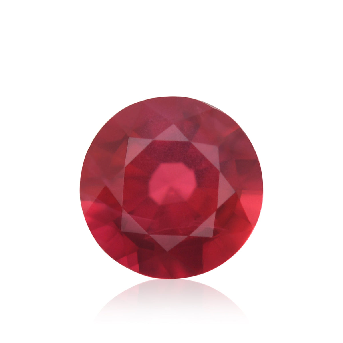 Runder Rubin | 0,7 ct | Rot | Ref. 711366