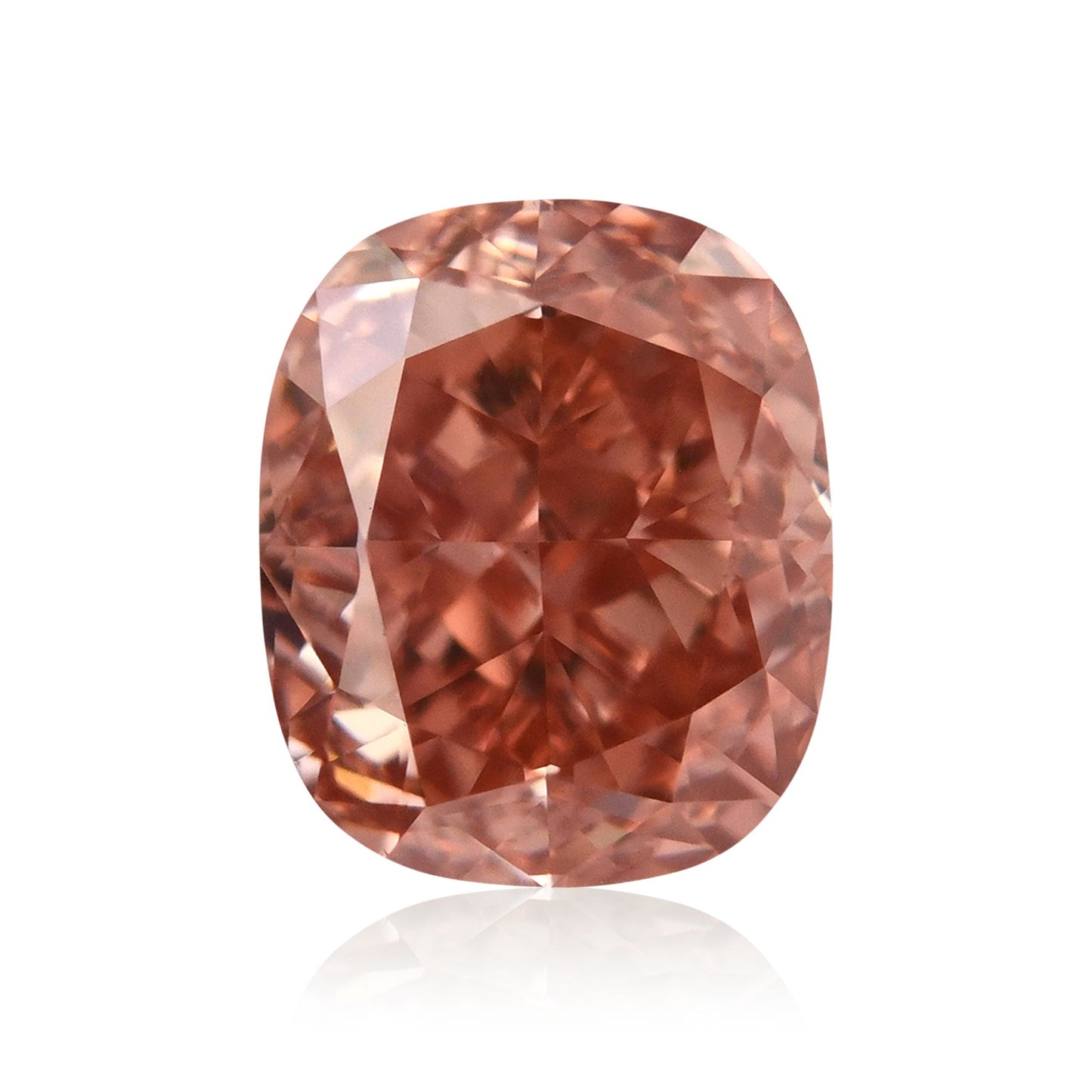 0,71 Karat Fancy Brown Pink Cushion Diamant VS1 GIA
