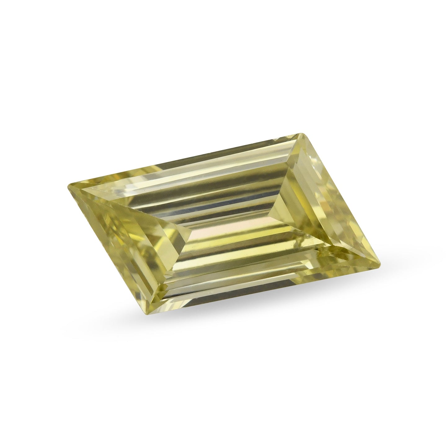 0,71 Karat Fancy Brownish Greenish Yellow Chameleon Rhomboid Diamant VS1 GIA