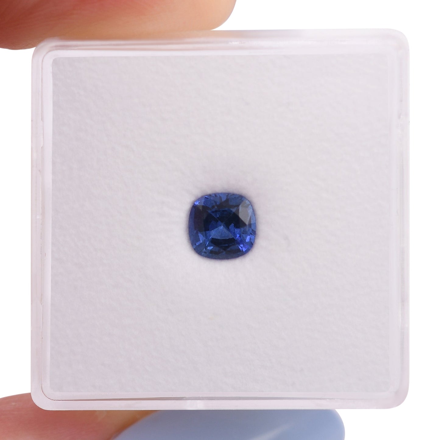 0,71 Karat blauer Kissen-Saphir aus Sri Lanka
