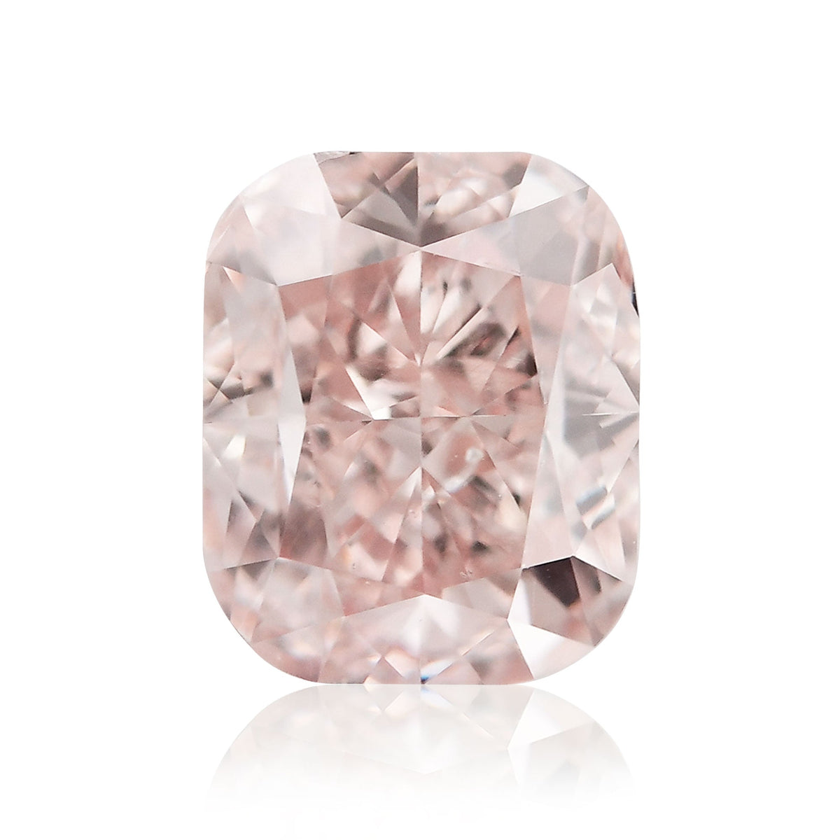 0.73 Carat Fancy Light Pink Cushion Diamond SI1 GIA