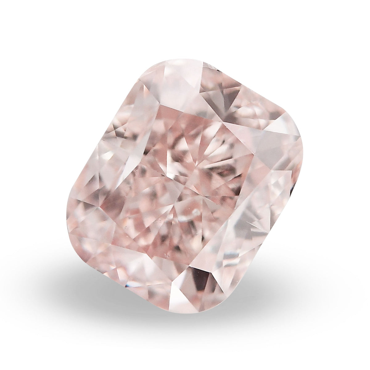 0.73 Carat Fancy Light Pink Cushion Diamond SI1 GIA