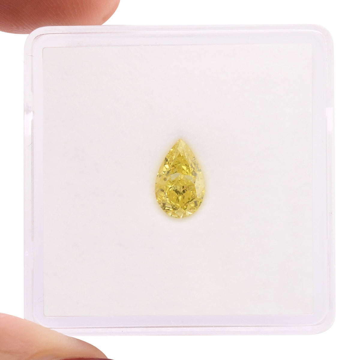 Birnenförmiger Diamant | 0,73 ct | Intensiv gelb | VS1 | GIA | Ref. 705492