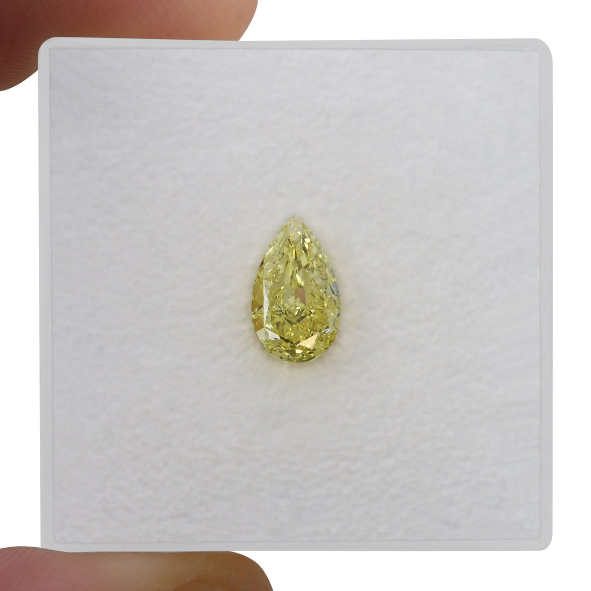 Birnenförmiger Diamant | 0,73 ct | Intensiv gelb | VS2 | GIA | Ref. 719733