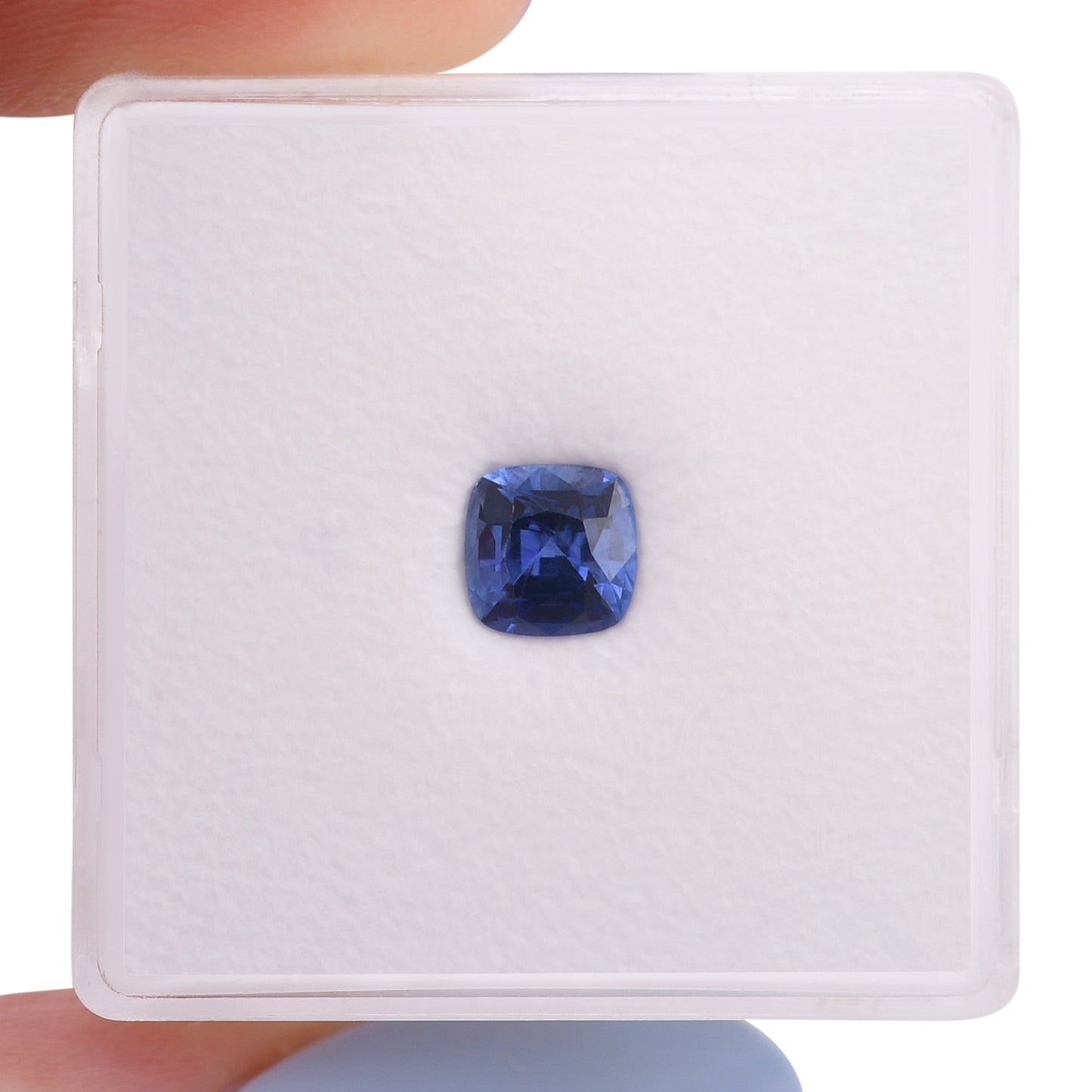 0.73 Carat Blue SRI LANKAN Cushion Sapphire