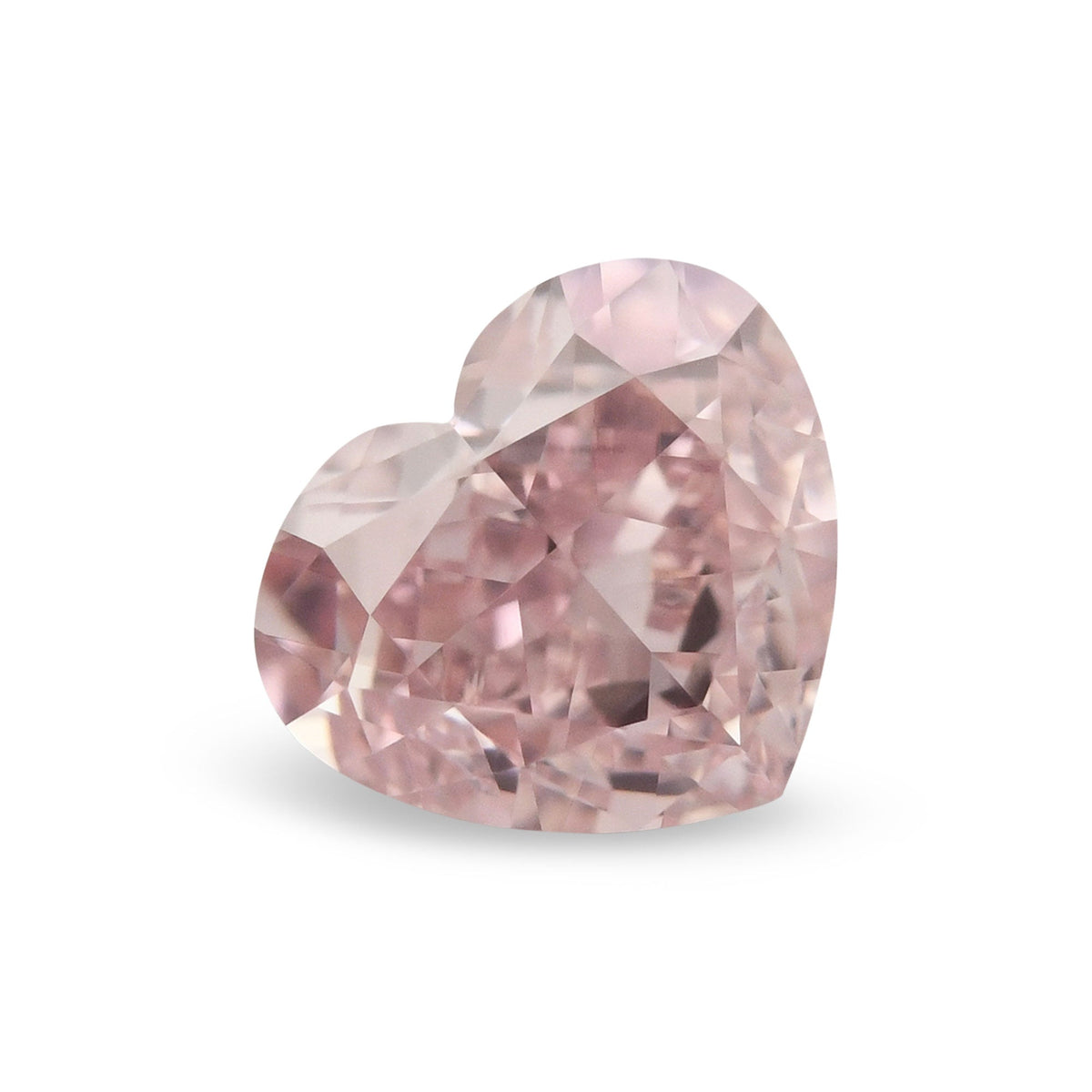 0,74 Karat Fancy Pink Herzförmiger Diamant VS2 GIA