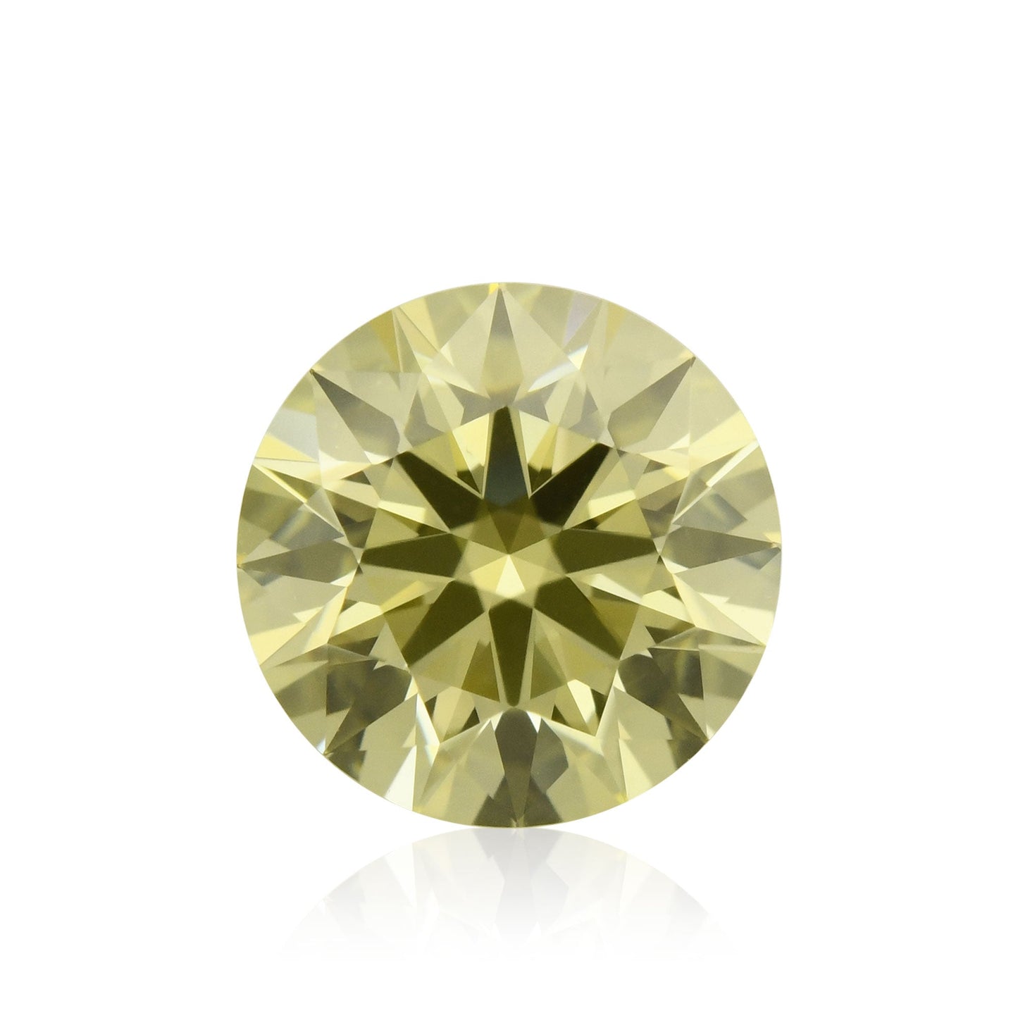 0,75 Karat Fancy Yellow Runder Diamant IF GIA