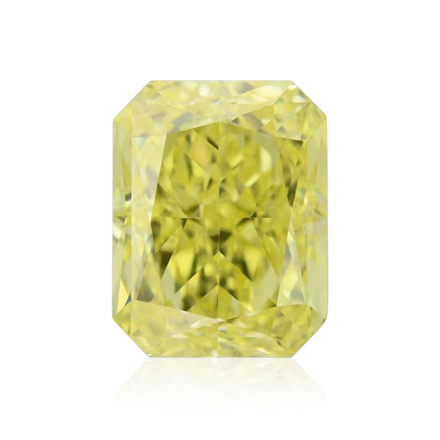 0,75 Karat Fancy Intense Yellow Radiant VVS2 GIA