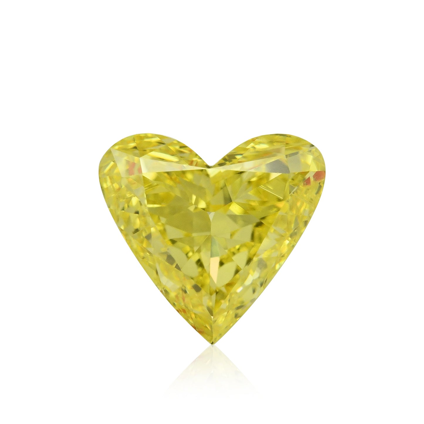 0,75 Karat Fancy Vivid Yellow Herz-Diamant SI1 GIA