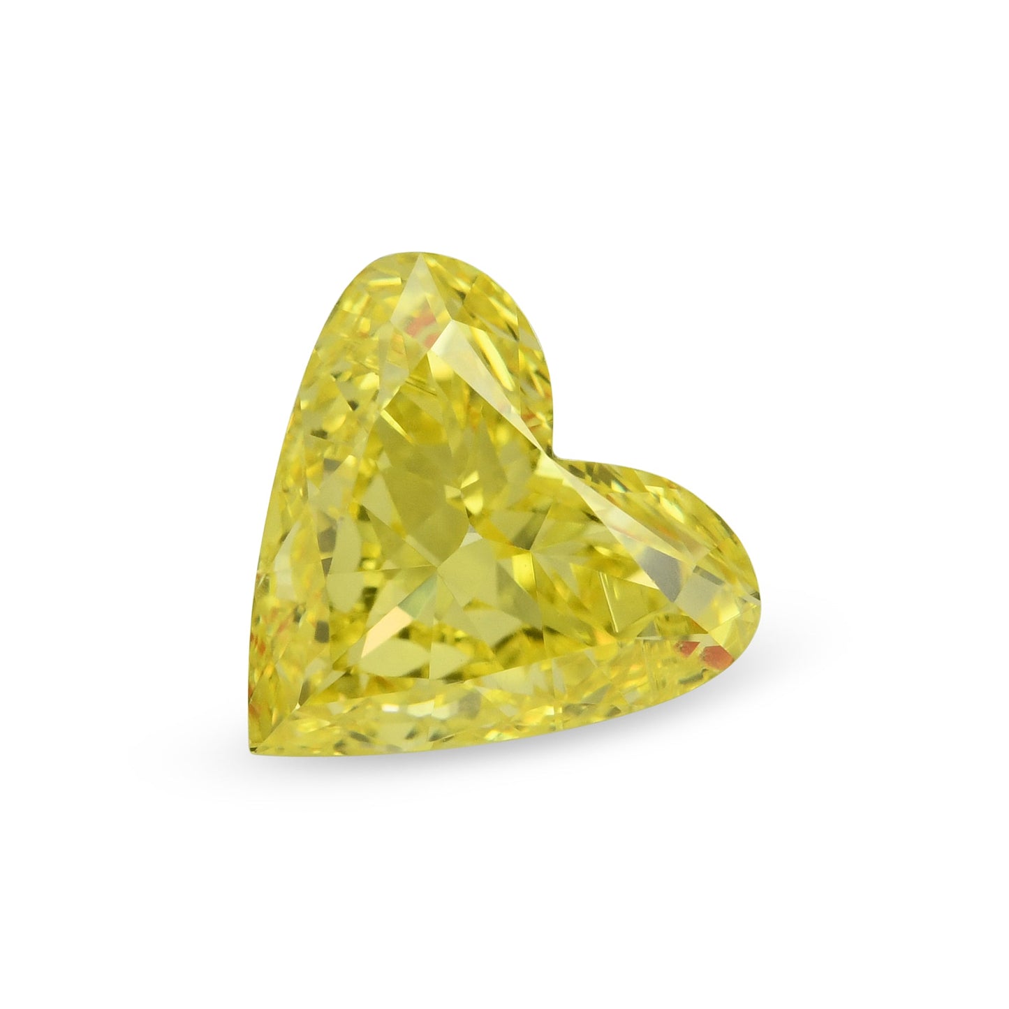 0,75 Karat Fancy Vivid Yellow Herz-Diamant SI1 GIA