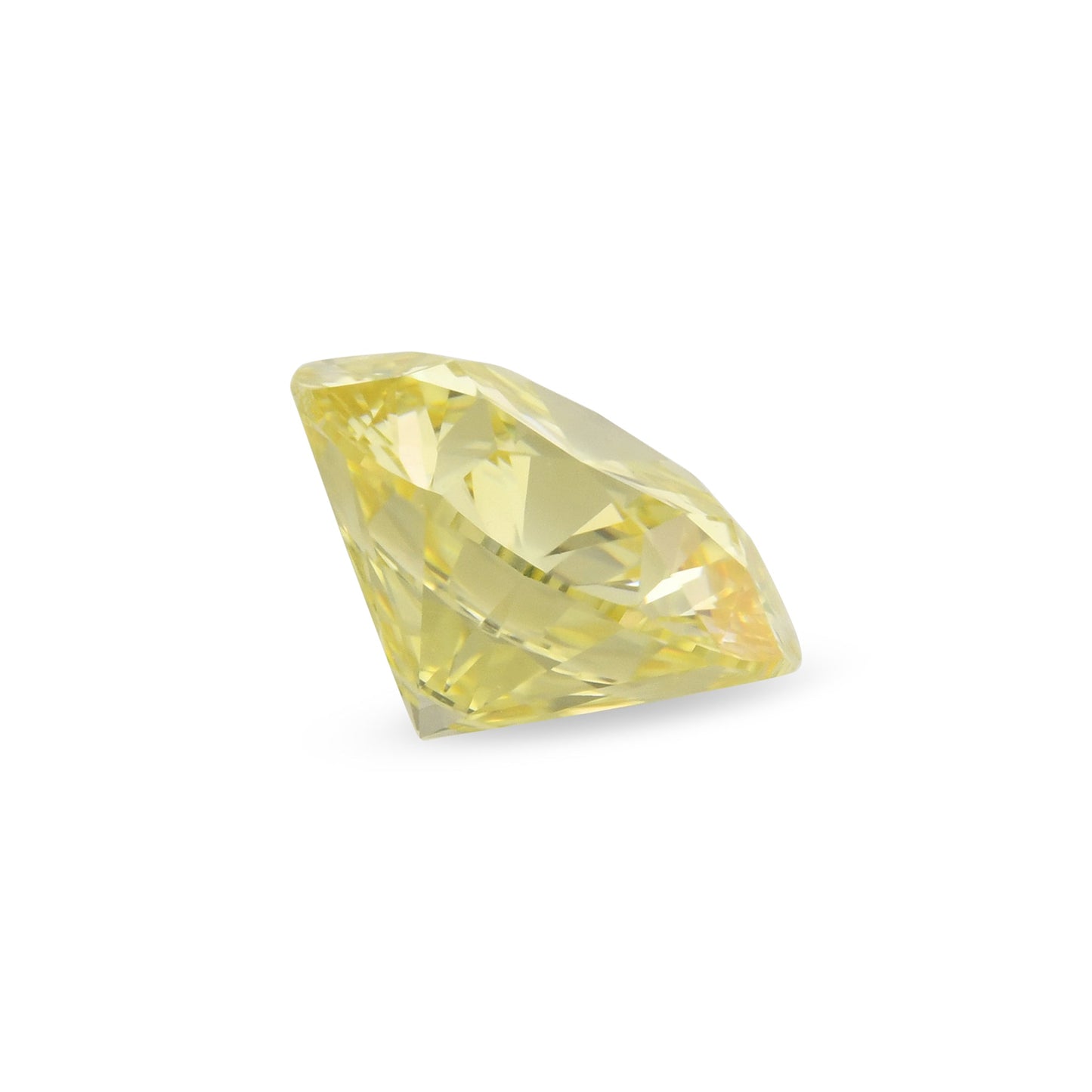 0,75 Karat Fancy Yellow Runder Diamant IF GIA