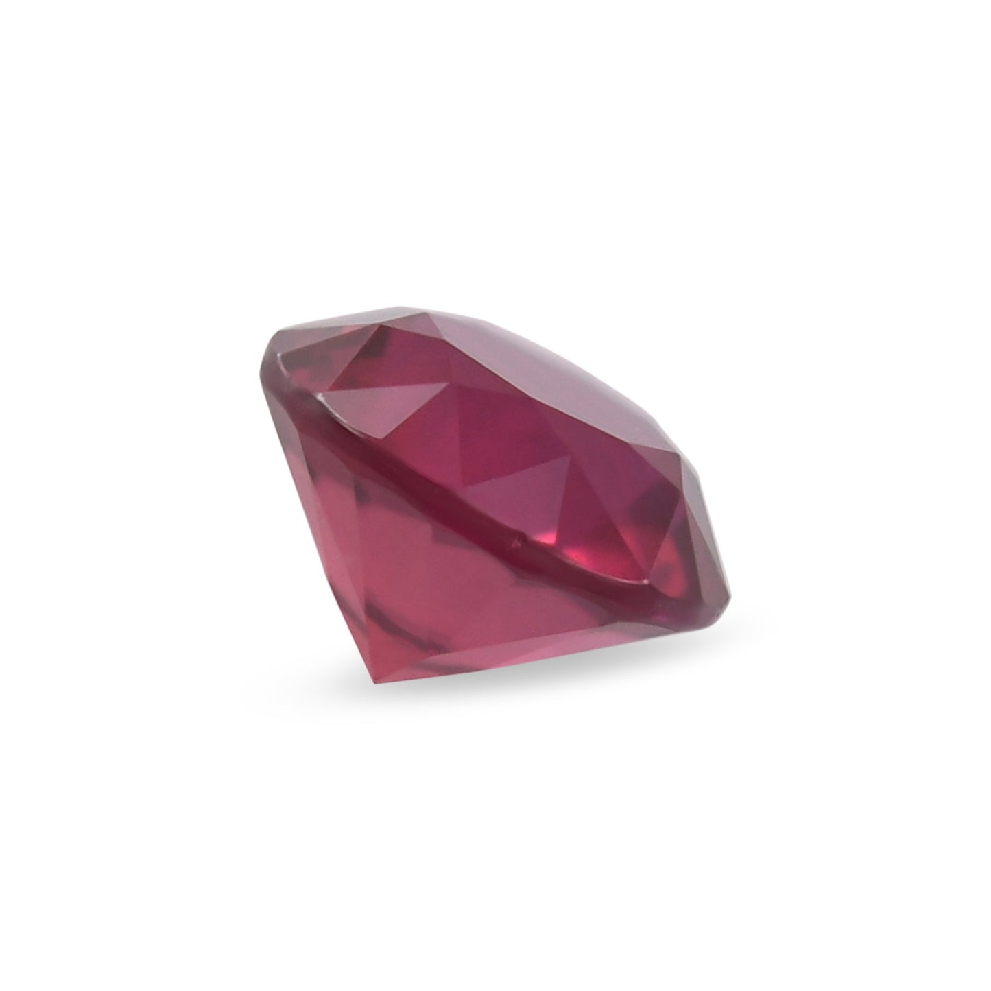 0,75 Karat roter runder Rubin aus Mosambik