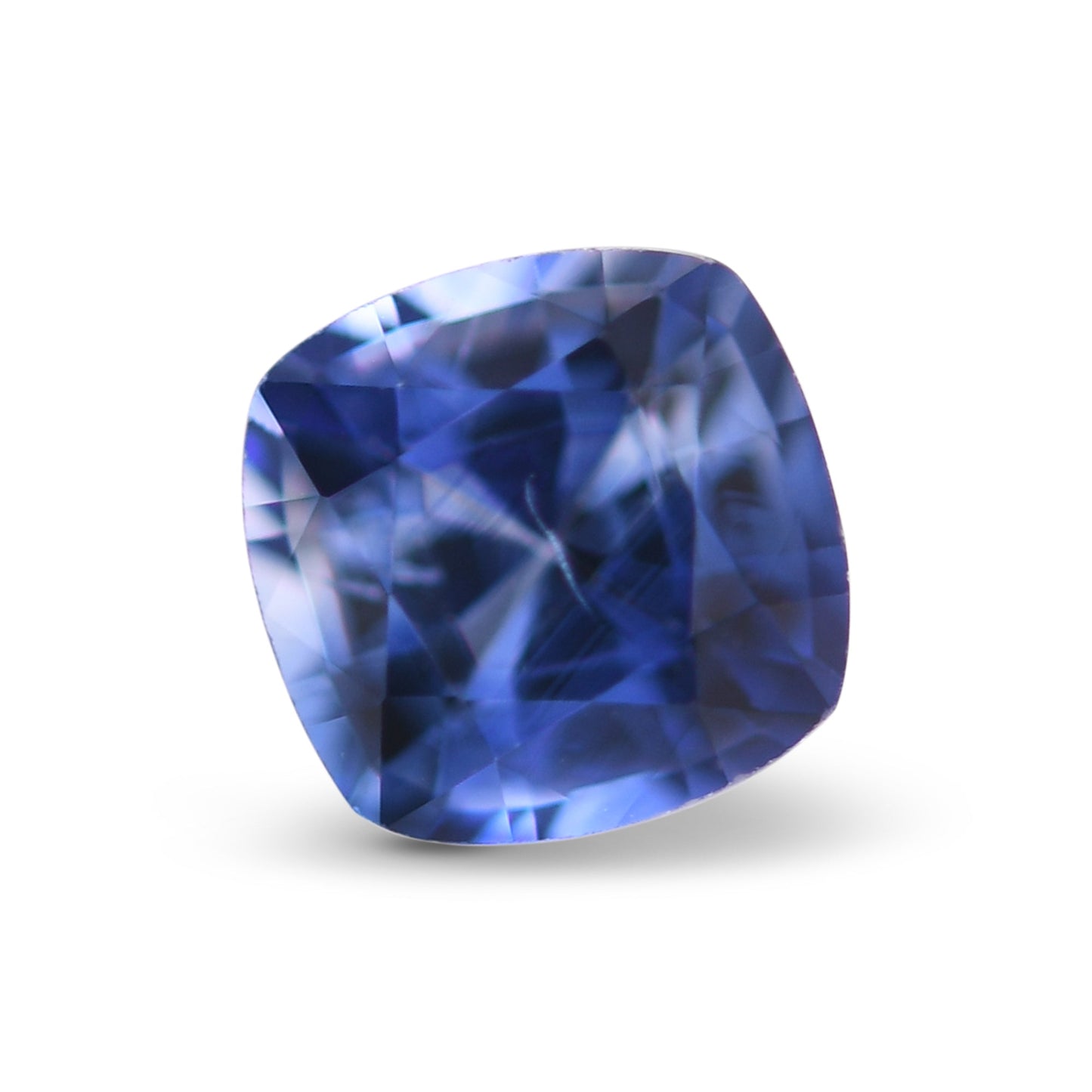 0,76 Karat blauer Kissen-Saphir aus Sri Lanka