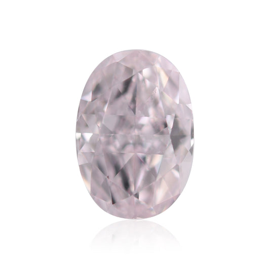 0.77 Carat Fancy Light Purplish Pink Oval Diamond VVS2 GIA