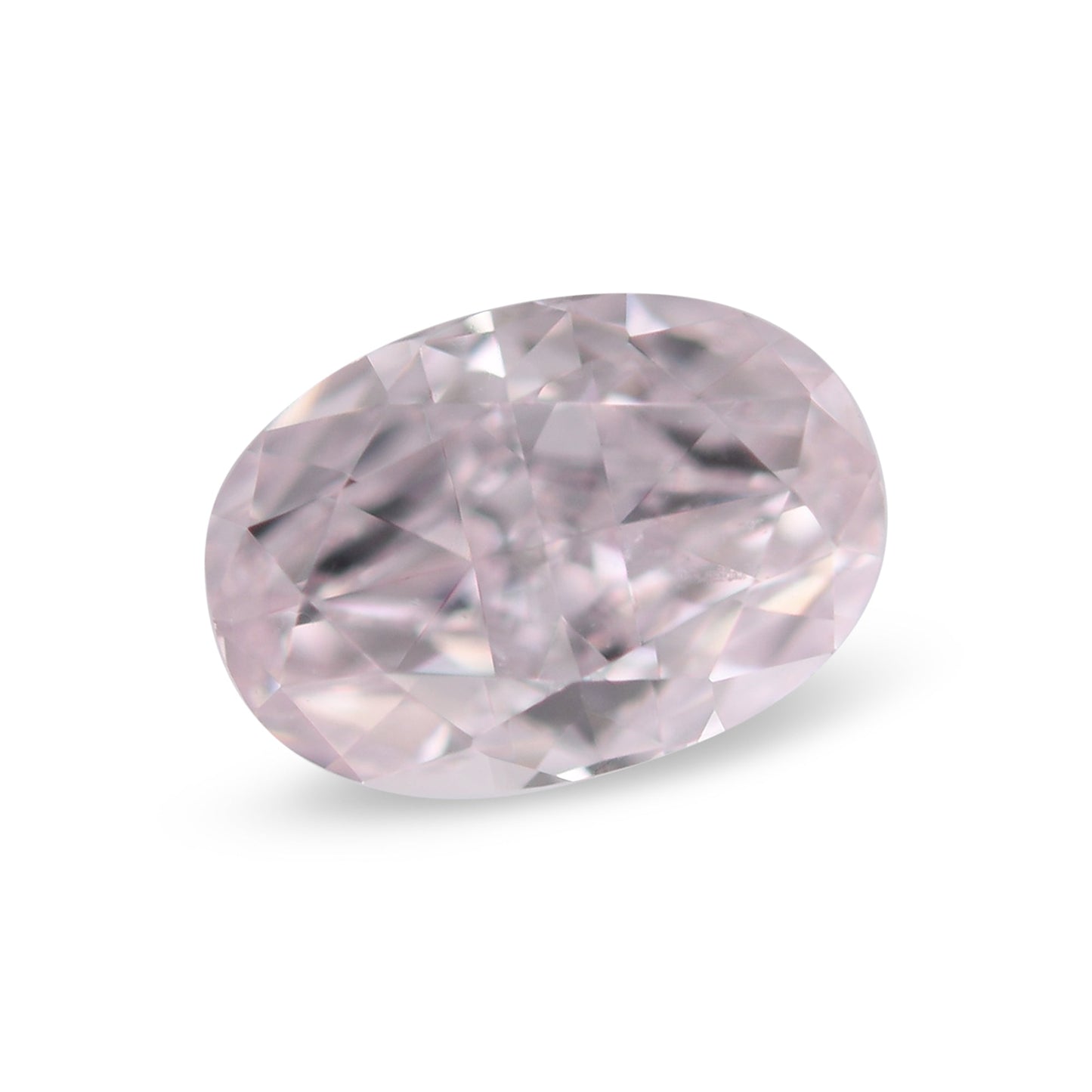 0,77 Karat Fancy Light Purplish Pink Ovaler Diamant VVS2 GIA