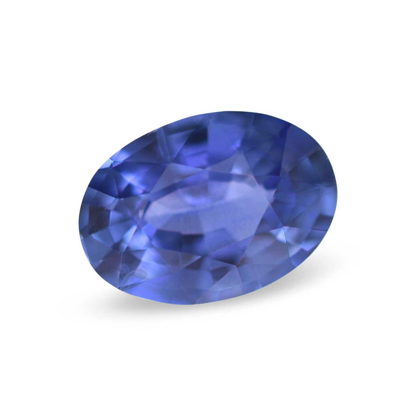 0,77 Karat blauer ovaler Saphir aus Sri Lanka