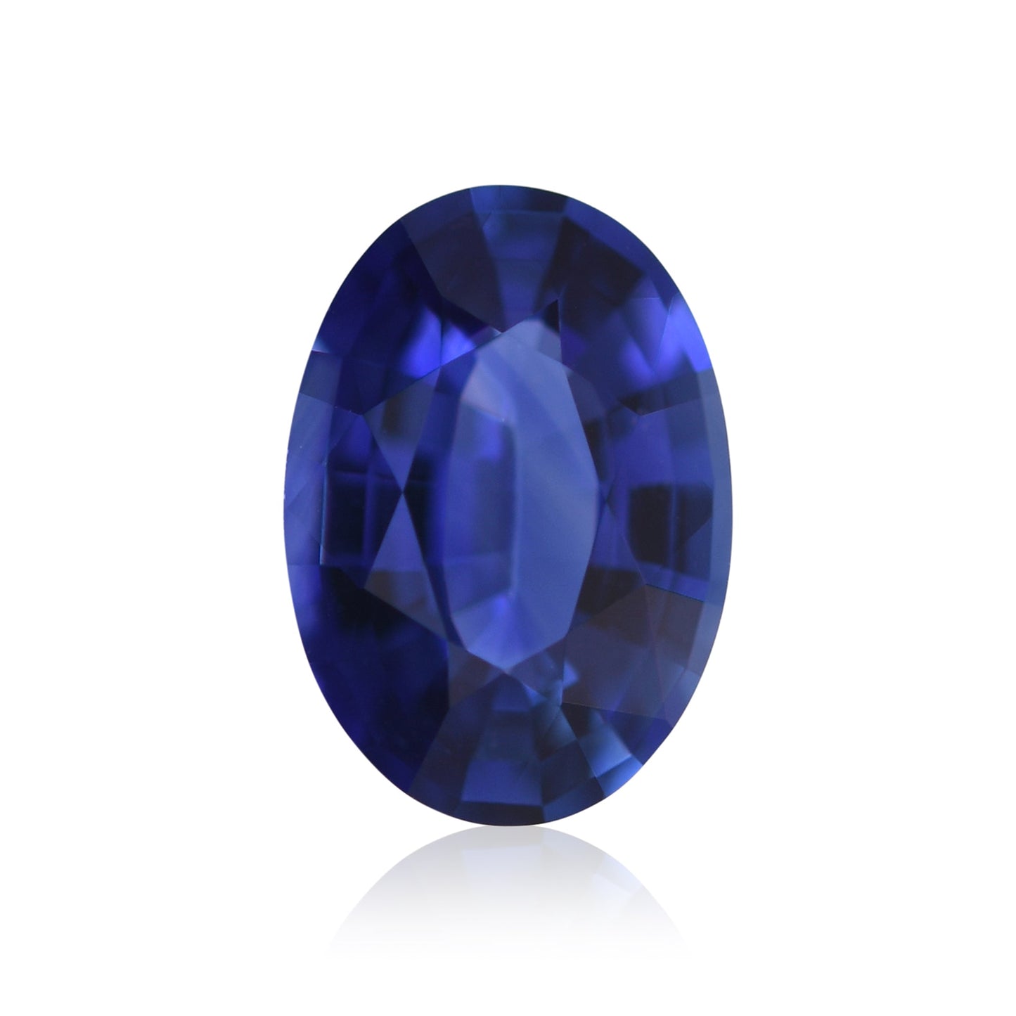 0,77 Karat blauer ovaler Saphir aus Sri Lanka