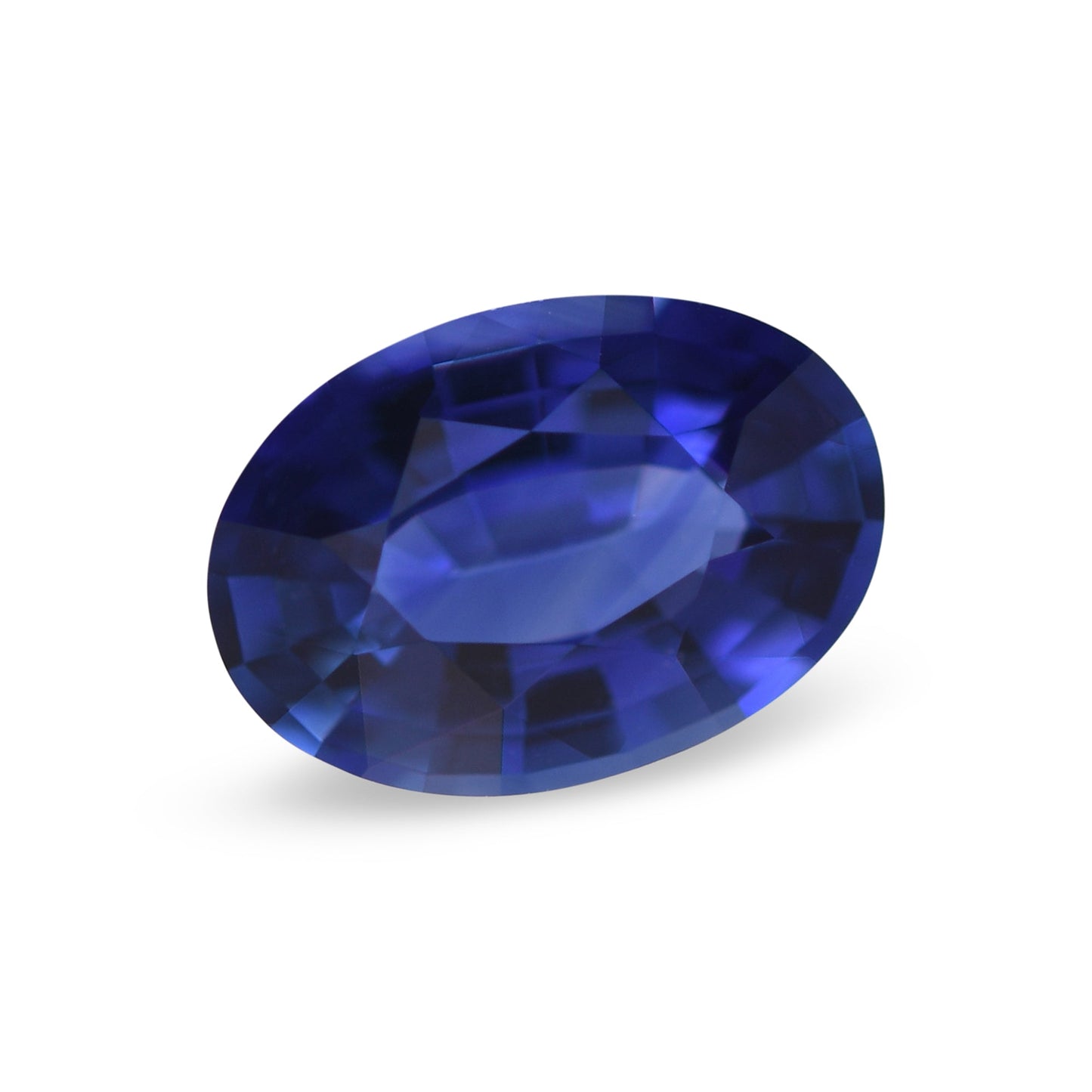 0,77 Karat blauer ovaler Saphir aus Sri Lanka