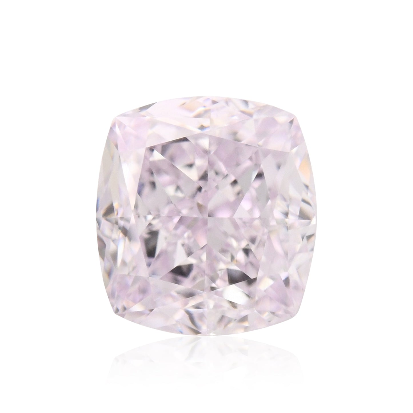 0.78 Carat Fancy Light Pinkish Purple Cushion Diamond VVS2 GIA