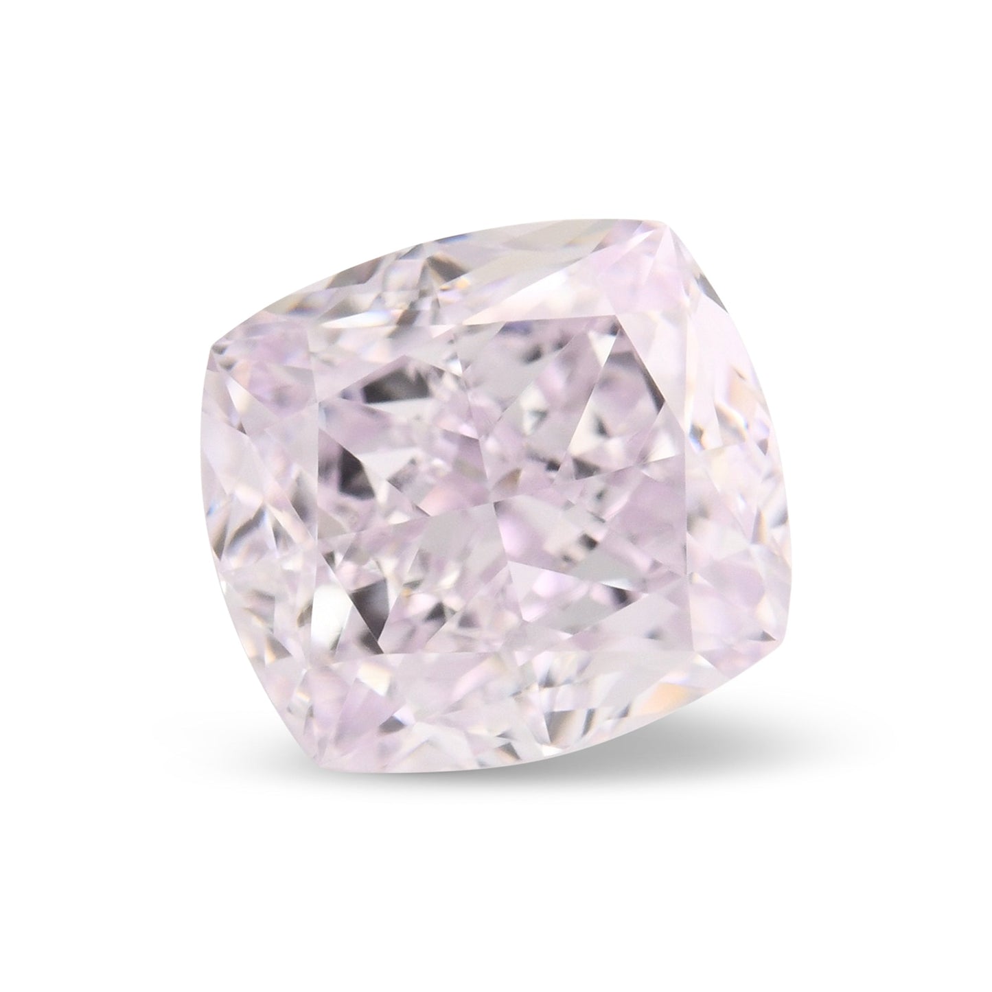 0.78 Carat Fancy Light Pinkish Purple Cushion Diamond VVS2 GIA