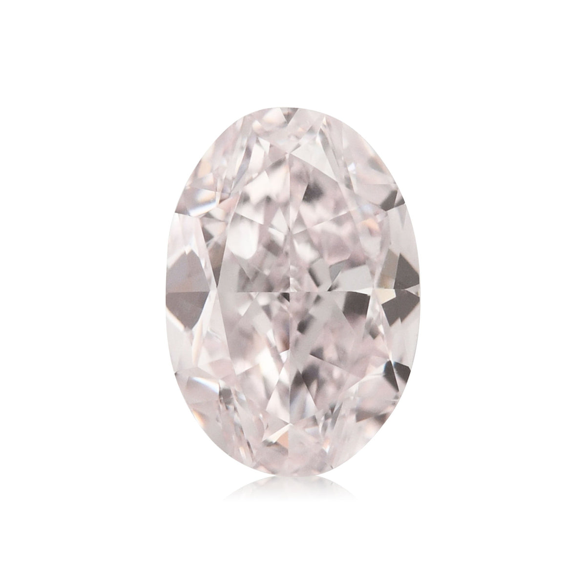 0.80 Carat Light Pink Oval Diamond VS1 GIA