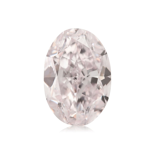 0.80 Carat Light Pink Oval Diamond VS1 GIA