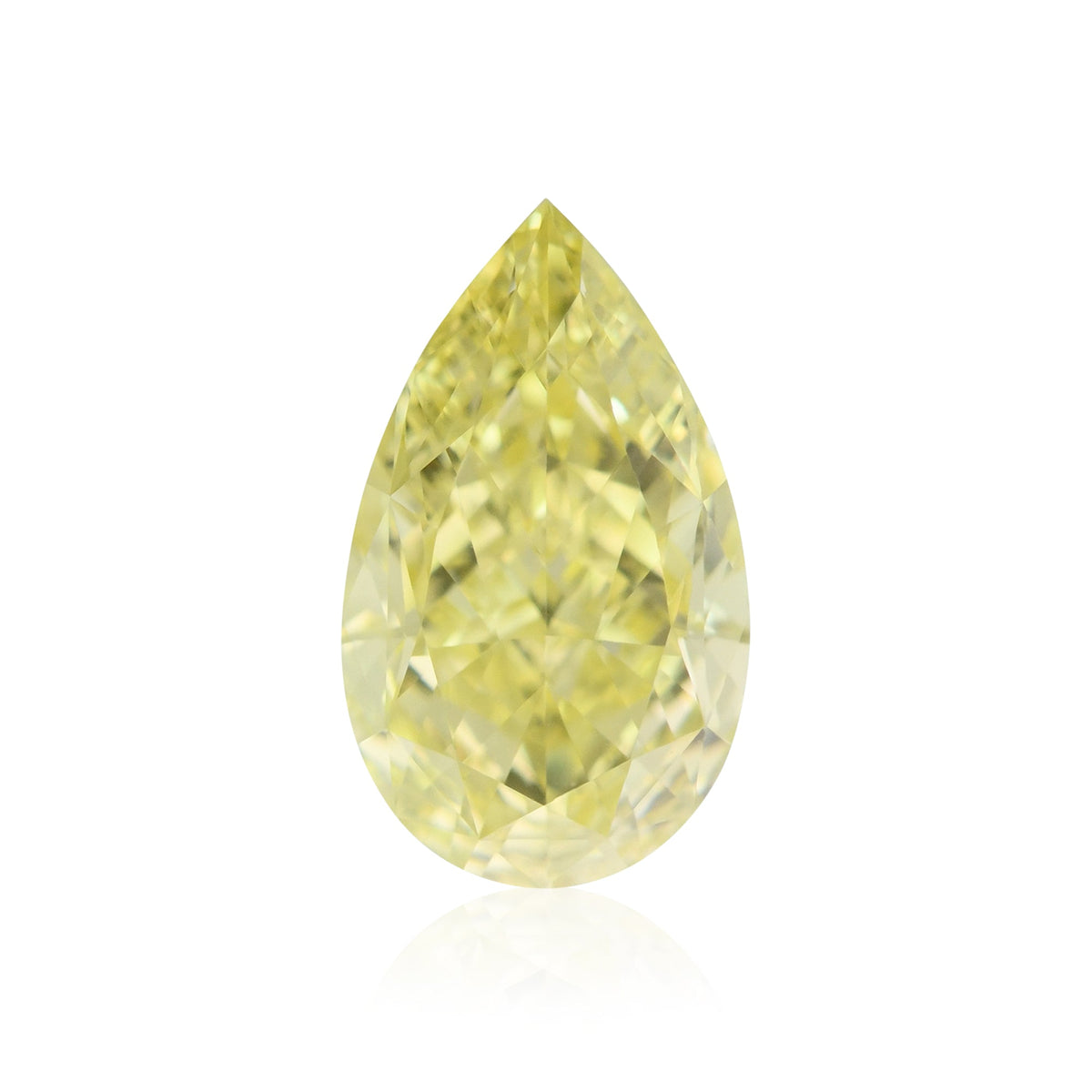 Birnenförmiger Diamant | 0,8 ct | Intensiv gelb | VS2 | GIA | Ref. 719726